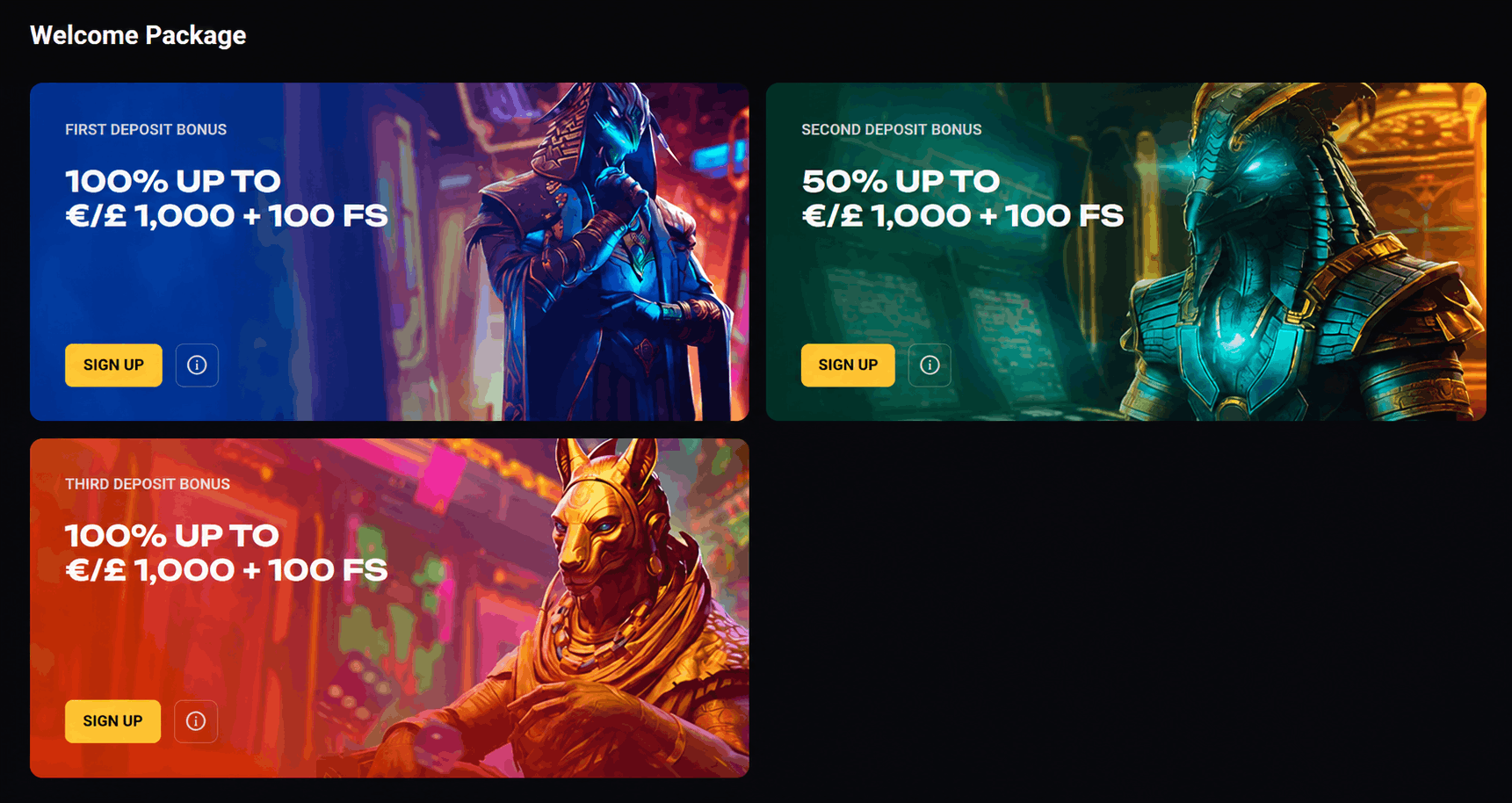 AmonBet Casino Welcome Bonus – 250% up to €3,000 + 300 Free Spins