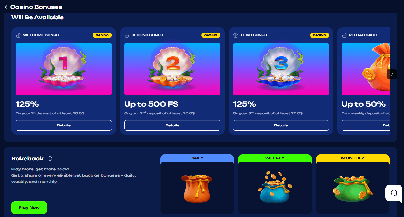 Fugu Casino Welcome Bonus – 250% up to €900 + 500 Free Spins