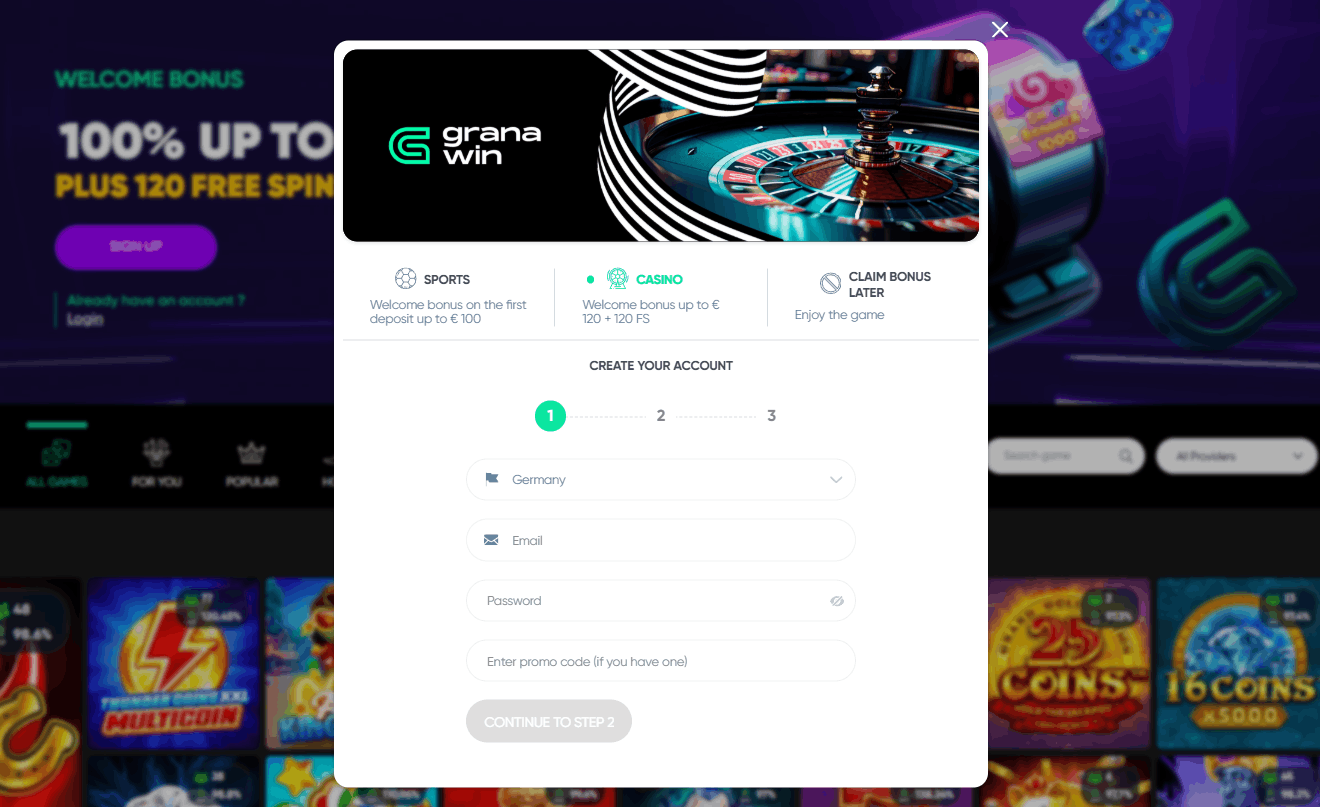 How to Register at Granawin Casino – Step by Step